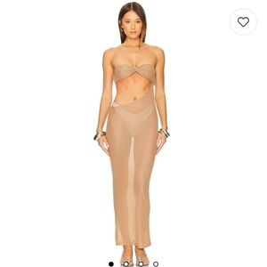 New Lovewave The Majorca Dress in Bronze size M